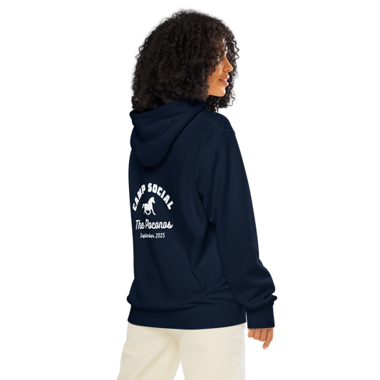 Unisex organic mid-weight hoodie